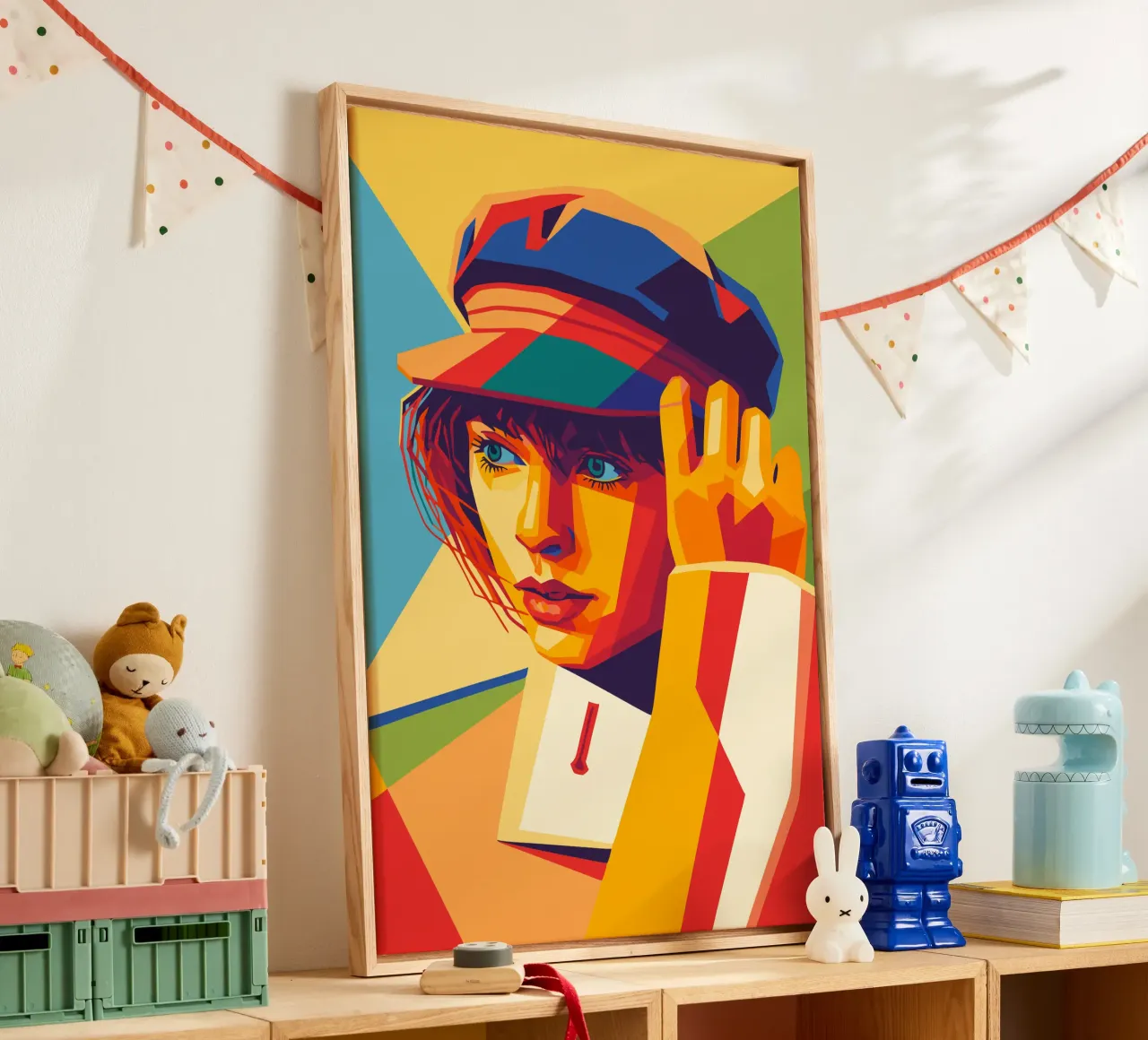 swifties retro pop art wpap tela da aiswa