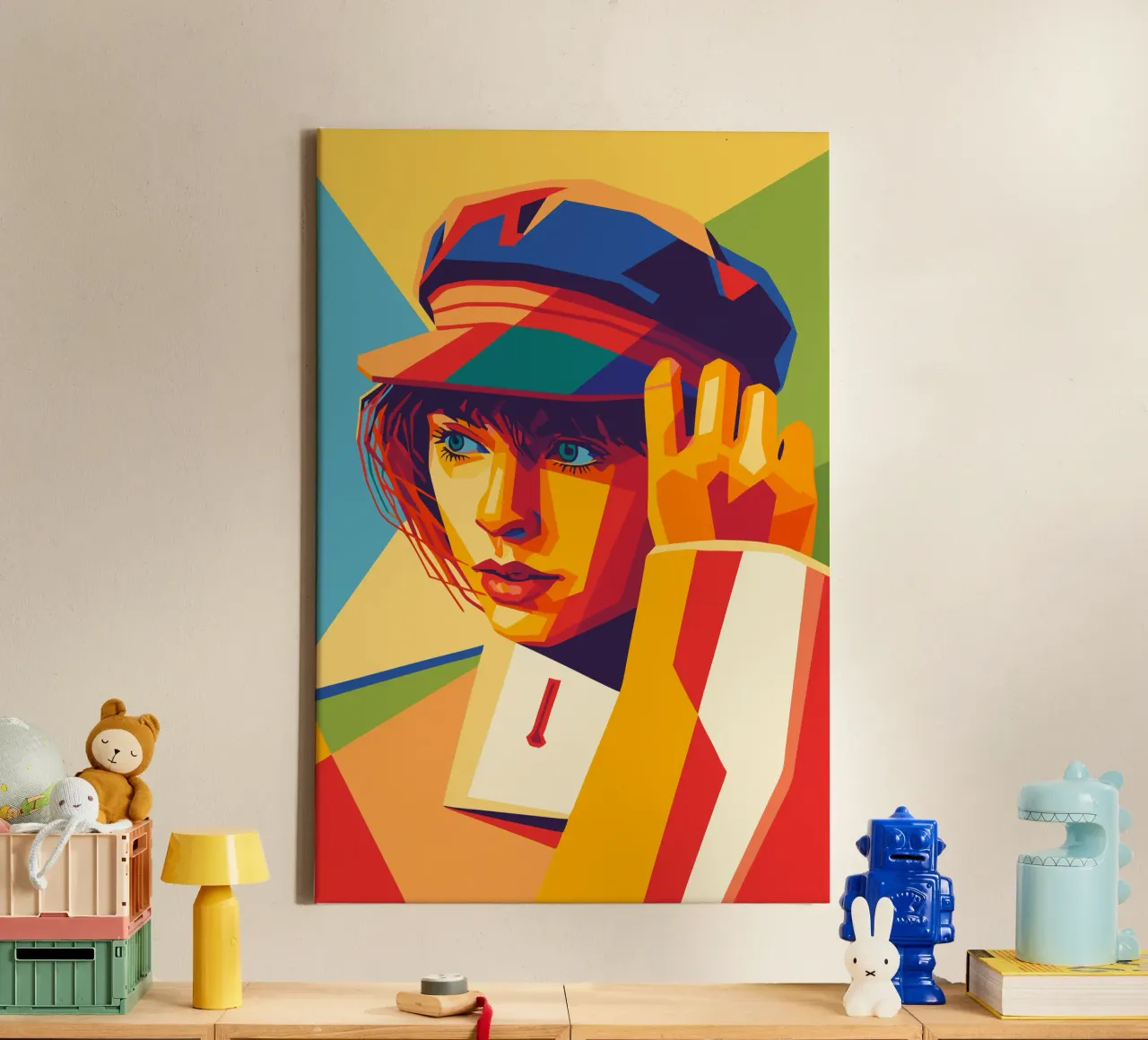 swifties retro pop art wpap tela da aiswa