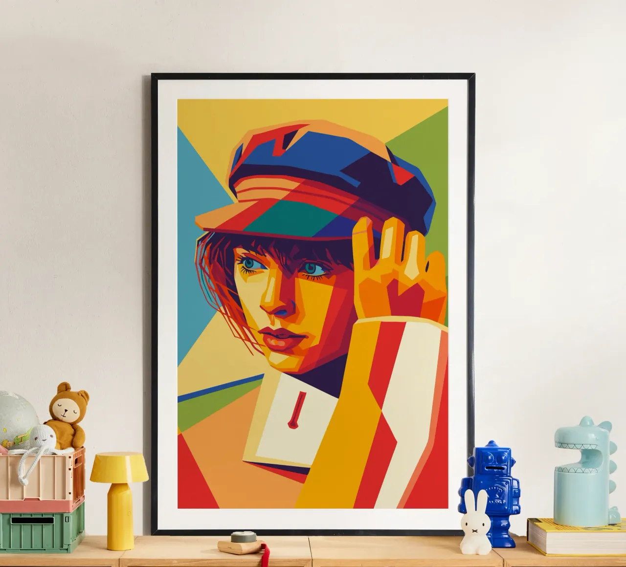 swifties retro popart wpap poster van aiswa