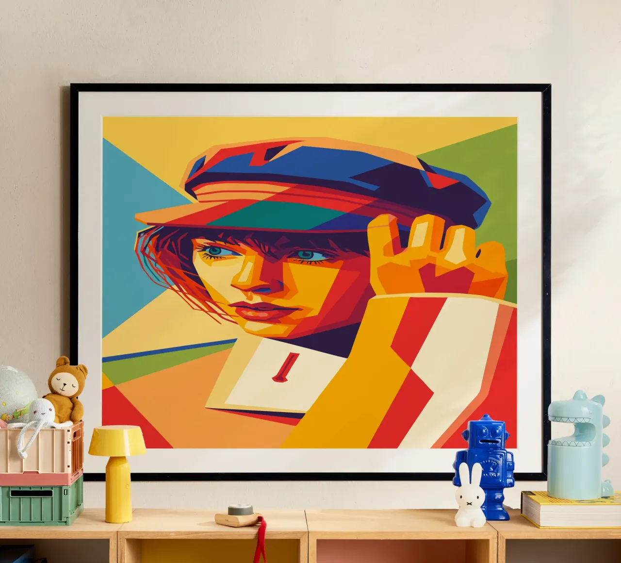 swifties retro popart wpap poster van aiswa
