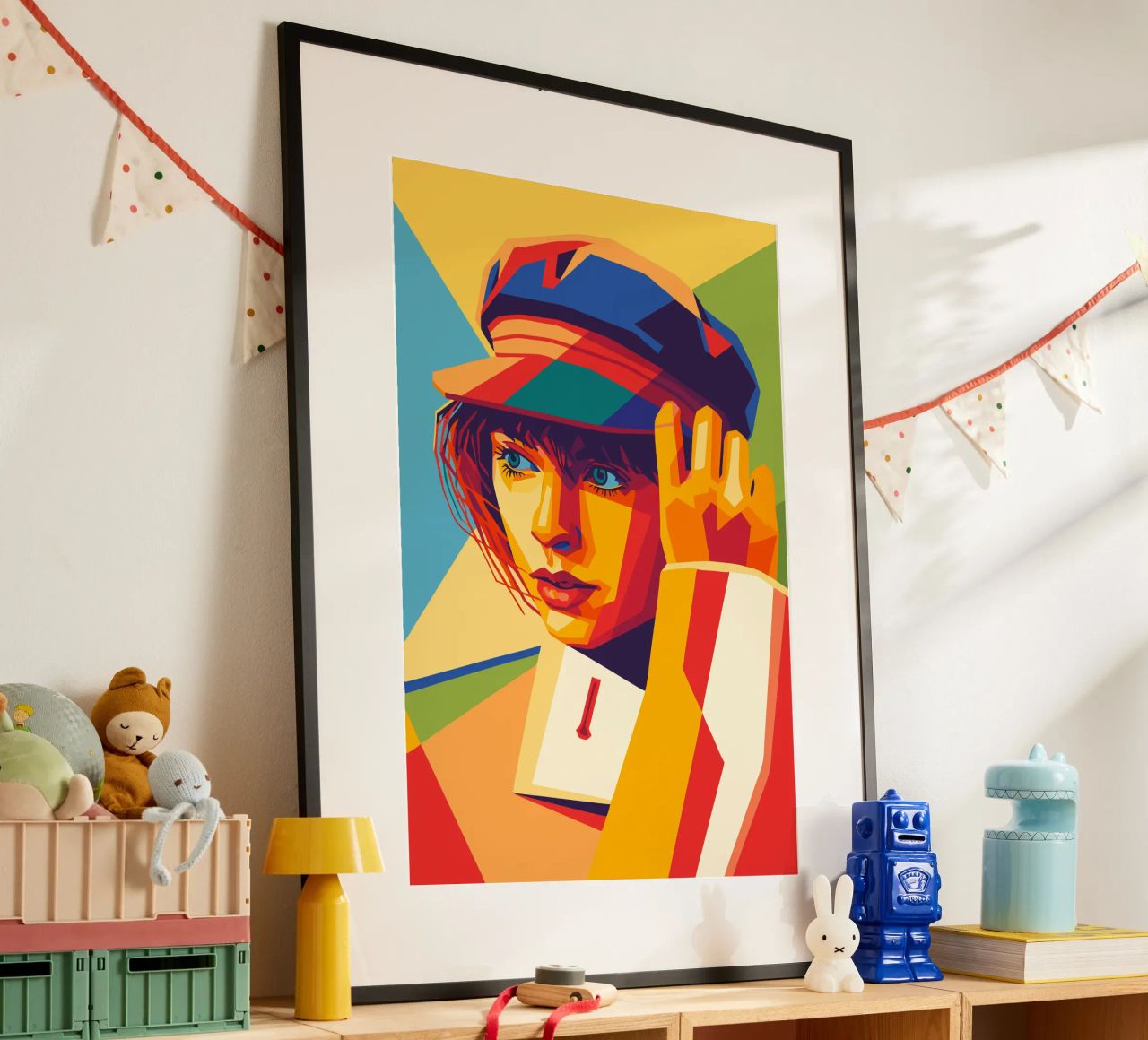 swifties retro pop art wpap poster by aiswa