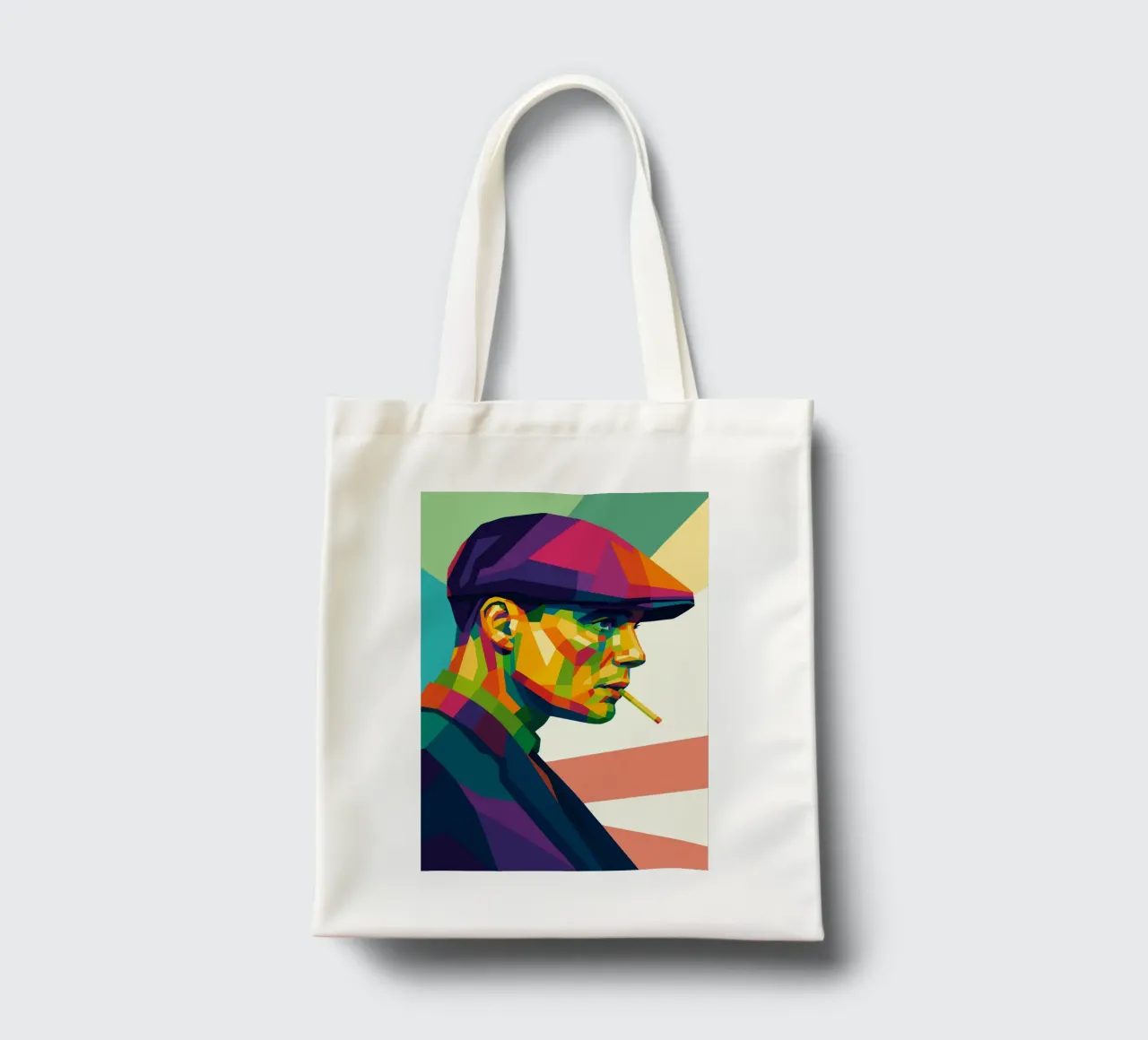 thomas shelby retro pop art wpap borsa in juta da aiswa