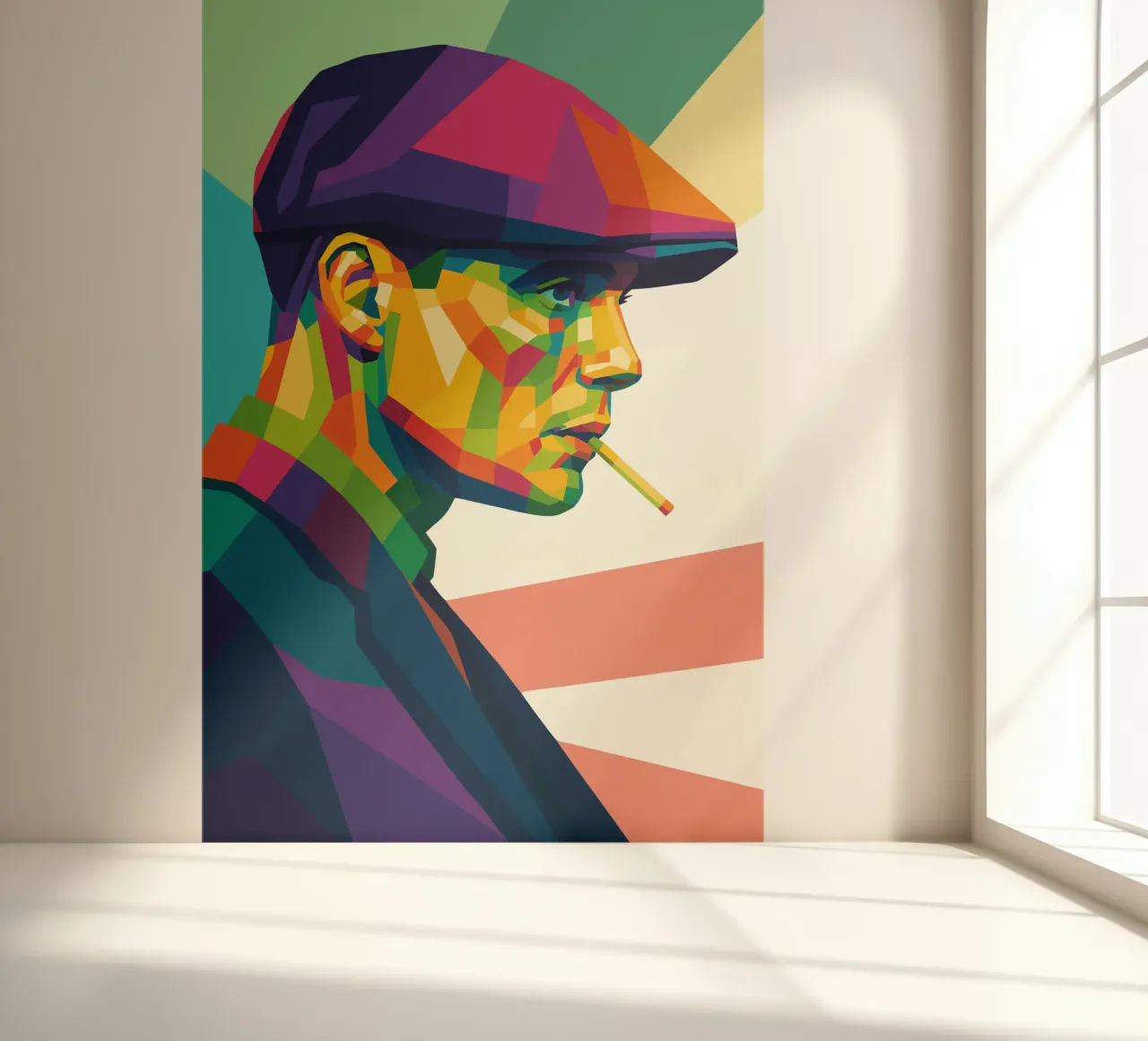 thomas shelby retro pop art wpap papier peint photo de aiswa