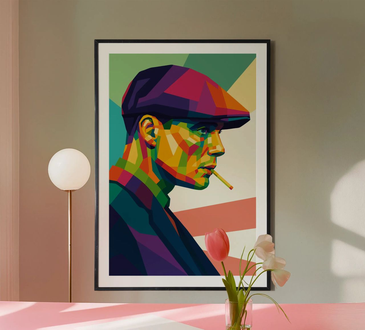 thomas shelby retro pop art wpap poster da aiswa