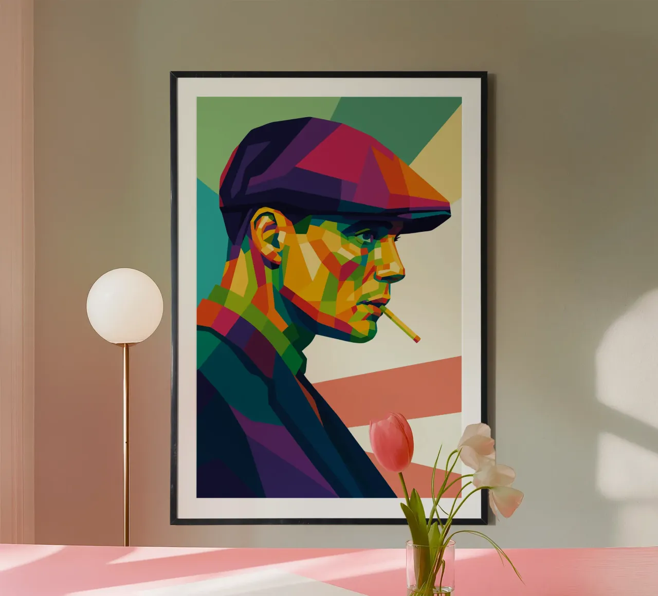 thomas shelby retro pop art wpap carta hahnemühle da aiswa