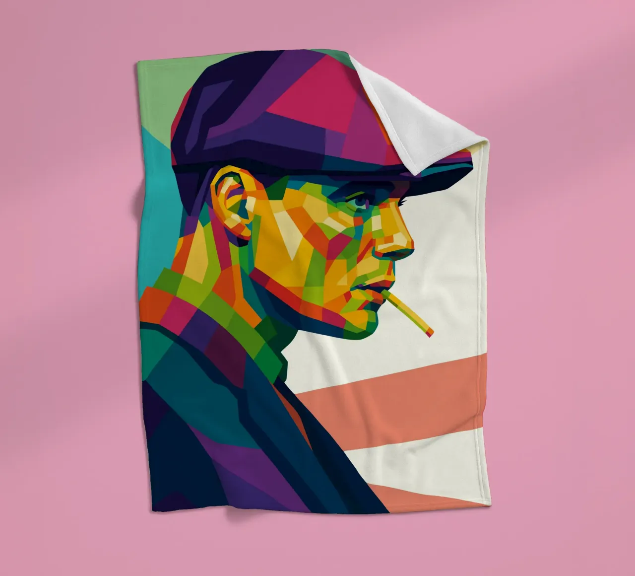 thomas shelby retro pop art wpap coperta in pile da aiswa