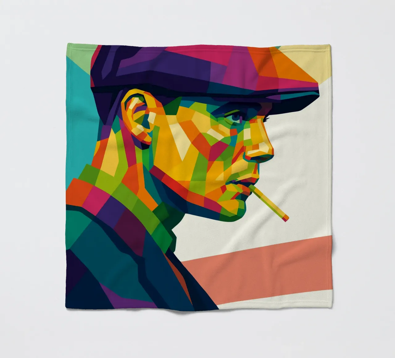 thomas shelby retro pop art wpap coperta in pile da aiswa