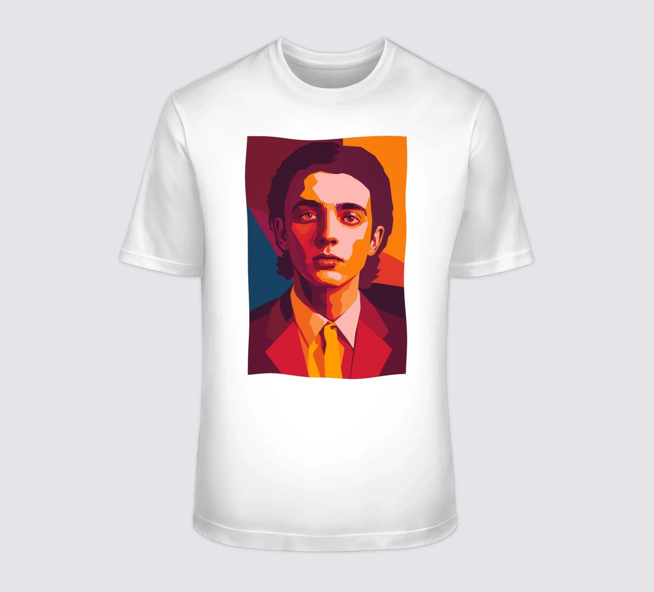 timothee chalamet retro pop art wpap t-shirt da aiswa