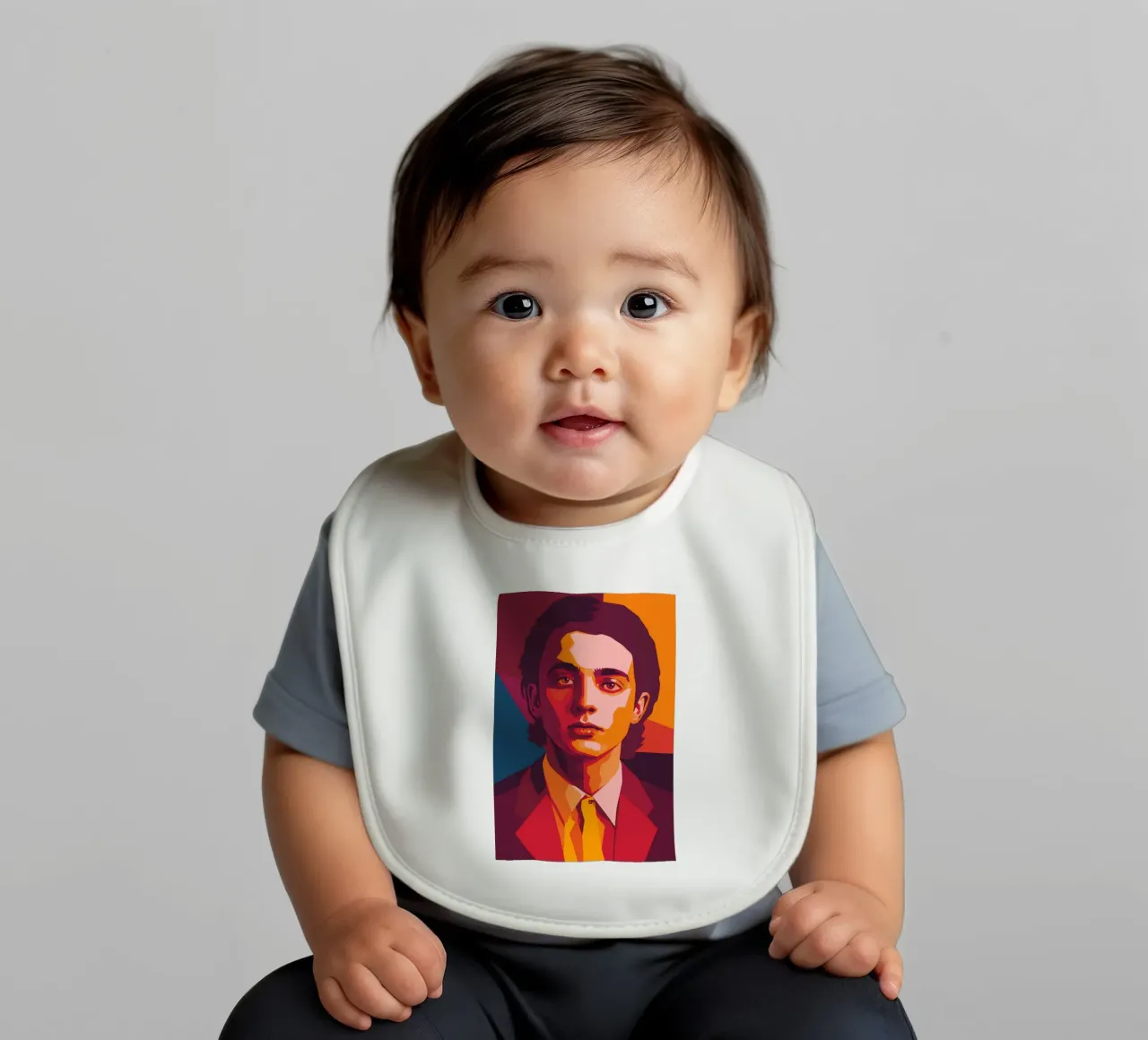 timothee chalamet retro pop art wpap bavaglino da aiswa