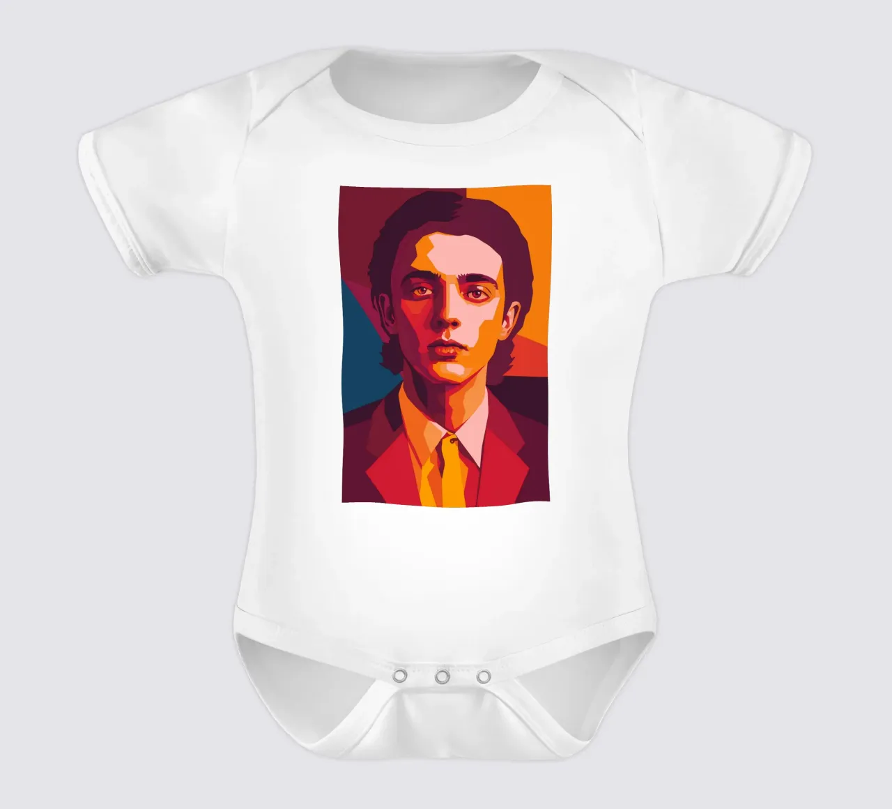 timothee chalamet retro pop art wpap body neonato maniche corte da aiswa