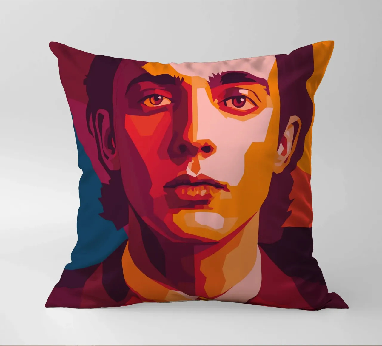 timothee chalamet retro pop art wpap cuscino da aiswa