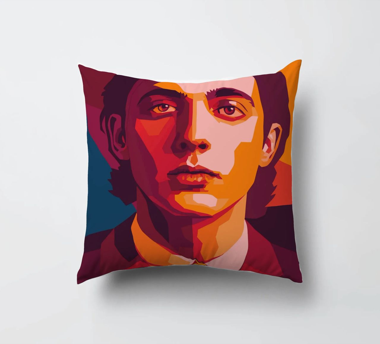timothee chalamet retro pop art wpap cuscino da aiswa