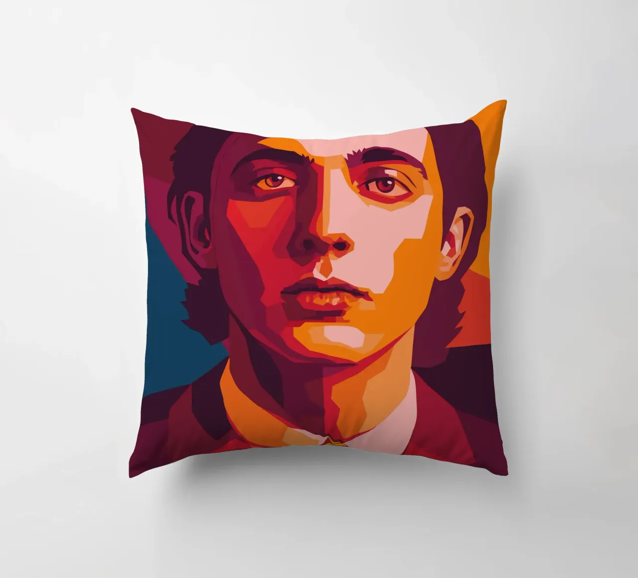 timothee chalamet retro pop art wpap cuscino da aiswa