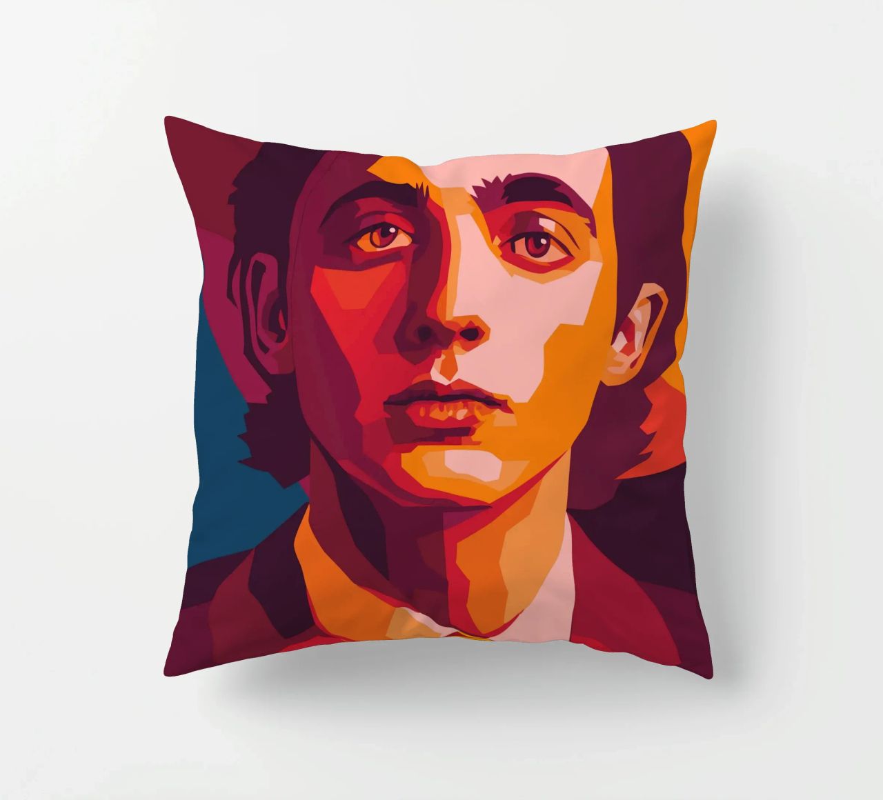 timothee chalamet retro pop art wpap cuscino da aiswa