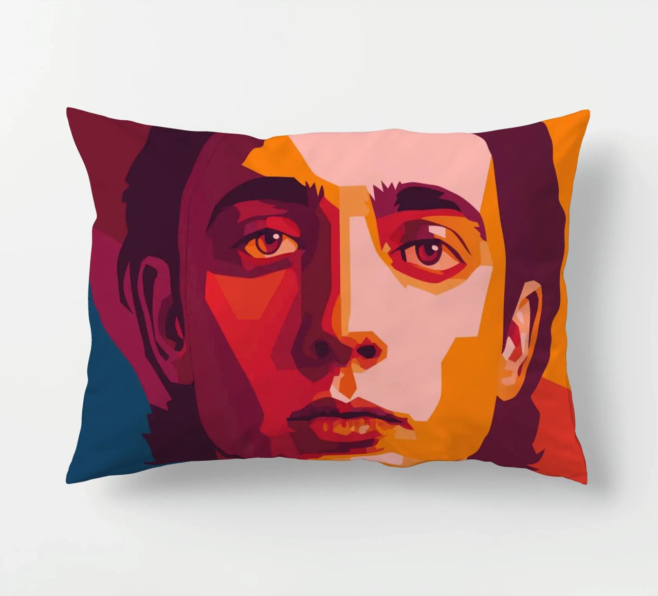 timothee chalamet retro pop art wpap cuscino da aiswa