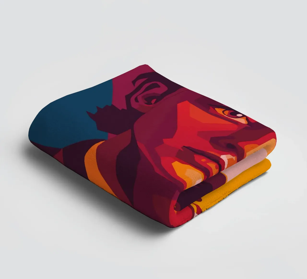 timothee chalamet retro pop art wpap asciugamano da bagno da aiswa