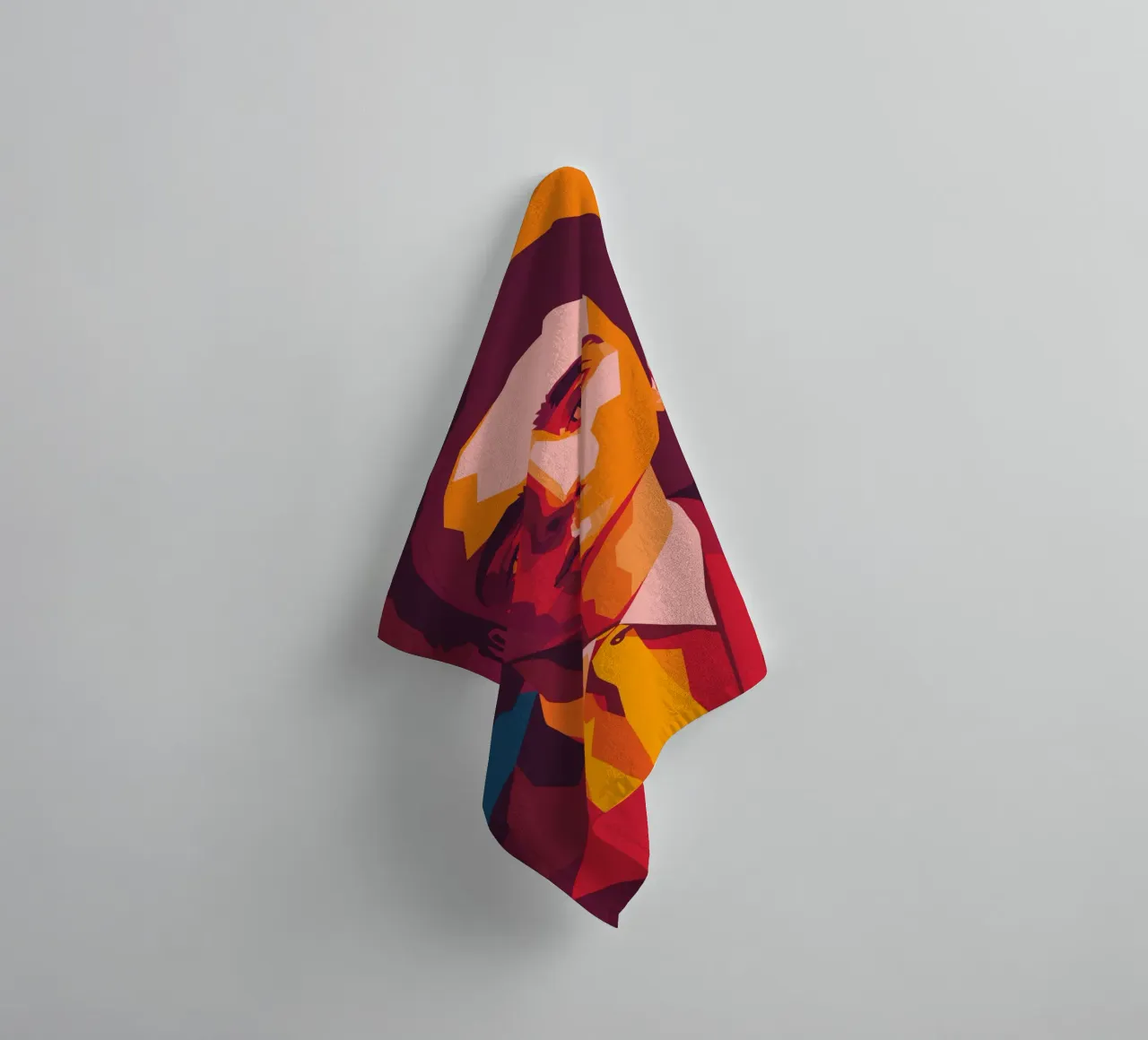 timothee chalamet retro pop art wpap asciugamano da bagno da aiswa