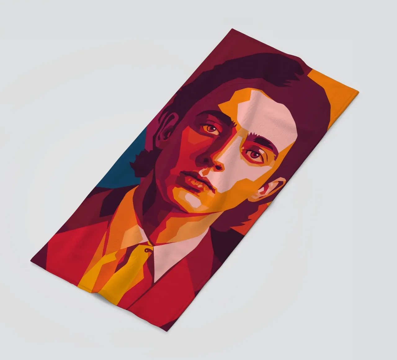 timothee chalamet retro pop art wpap telo mare da aiswa