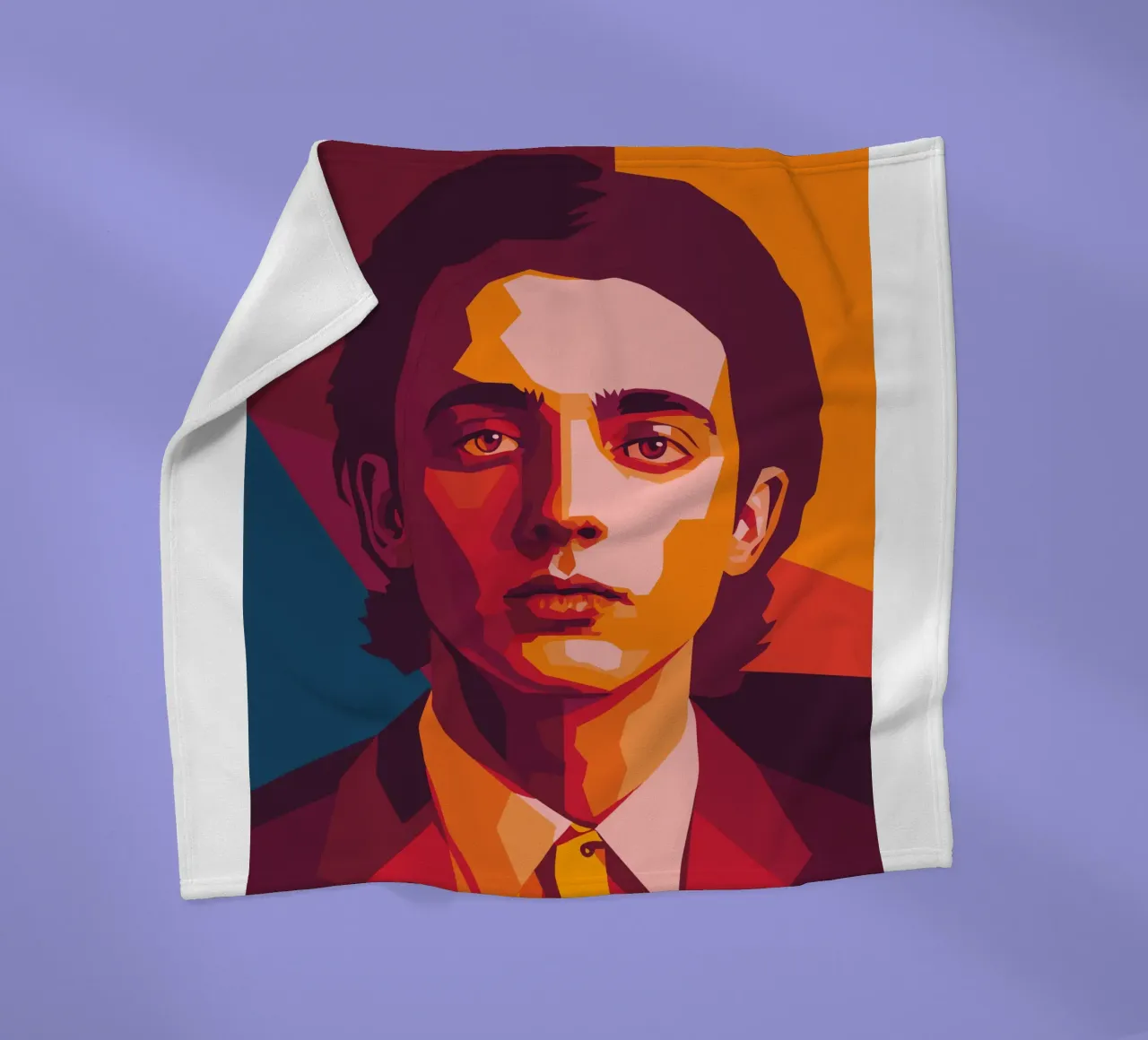 timothee chalamet retro pop art wpap coperta in pile da aiswa