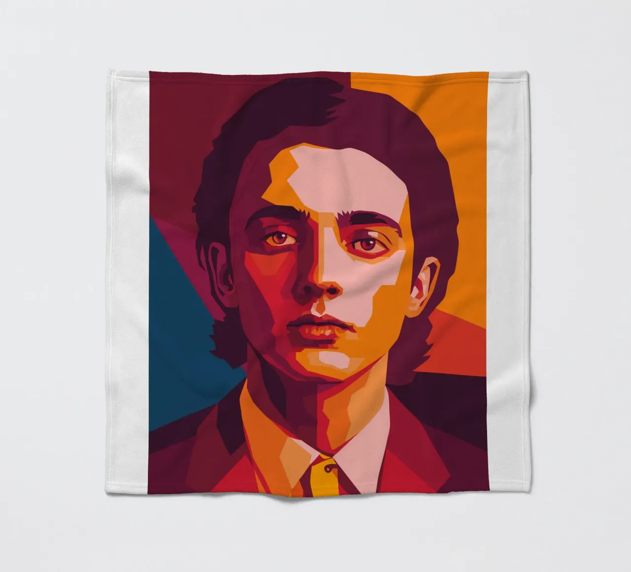 timothee chalamet retro pop art wpap coperta in pile da aiswa
