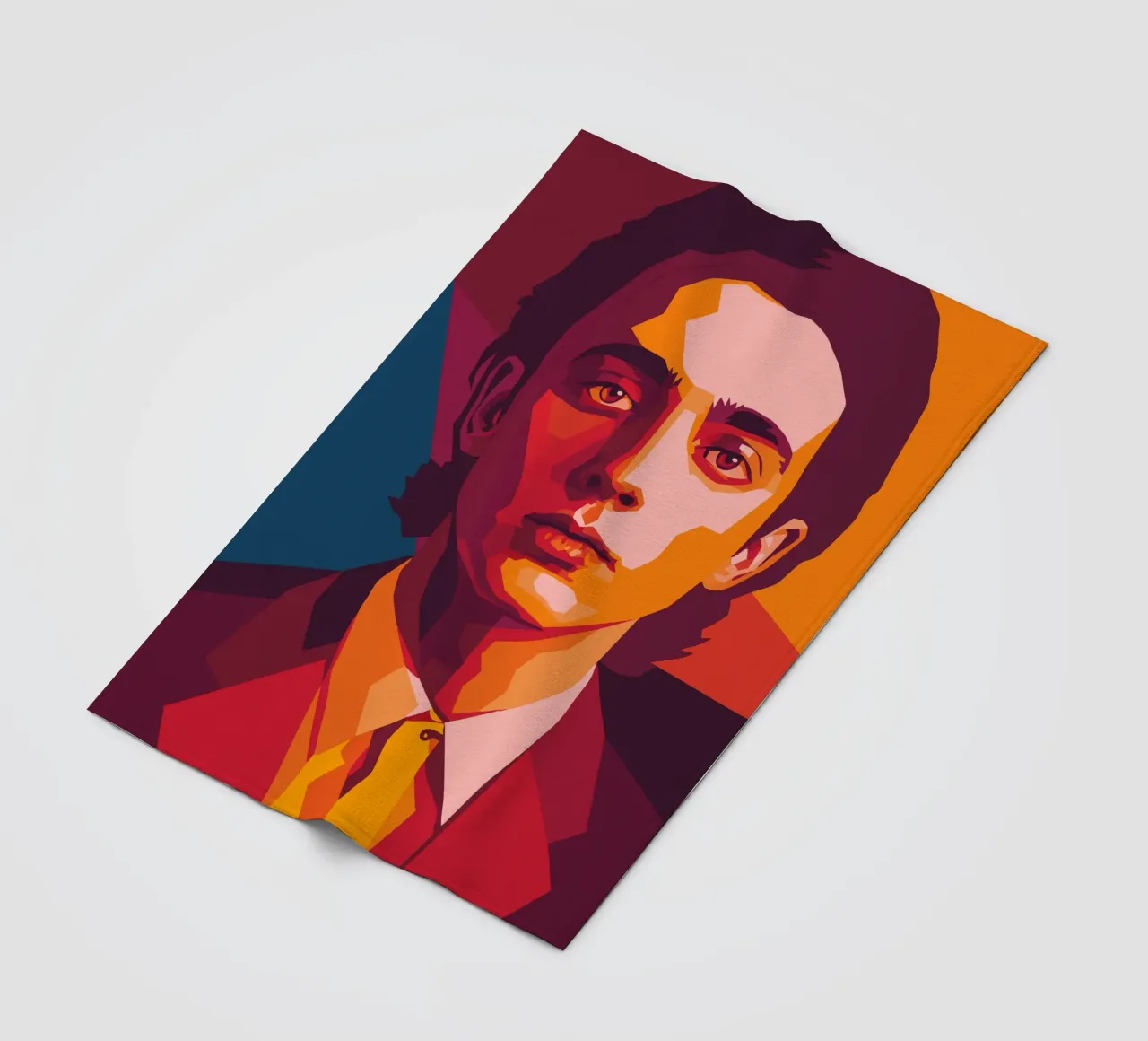 timothee chalamet retro pop art wpap coperta in pile da aiswa