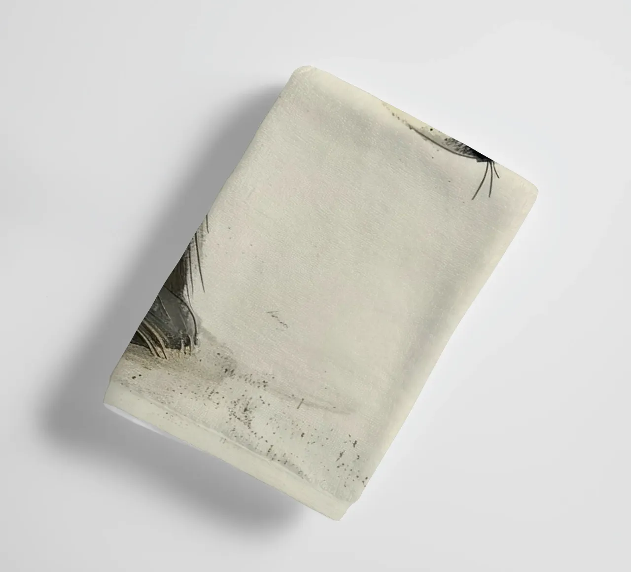 Illustrazione stilizzata di un tasso seduto asciugamano da bagno da DesignDoodle