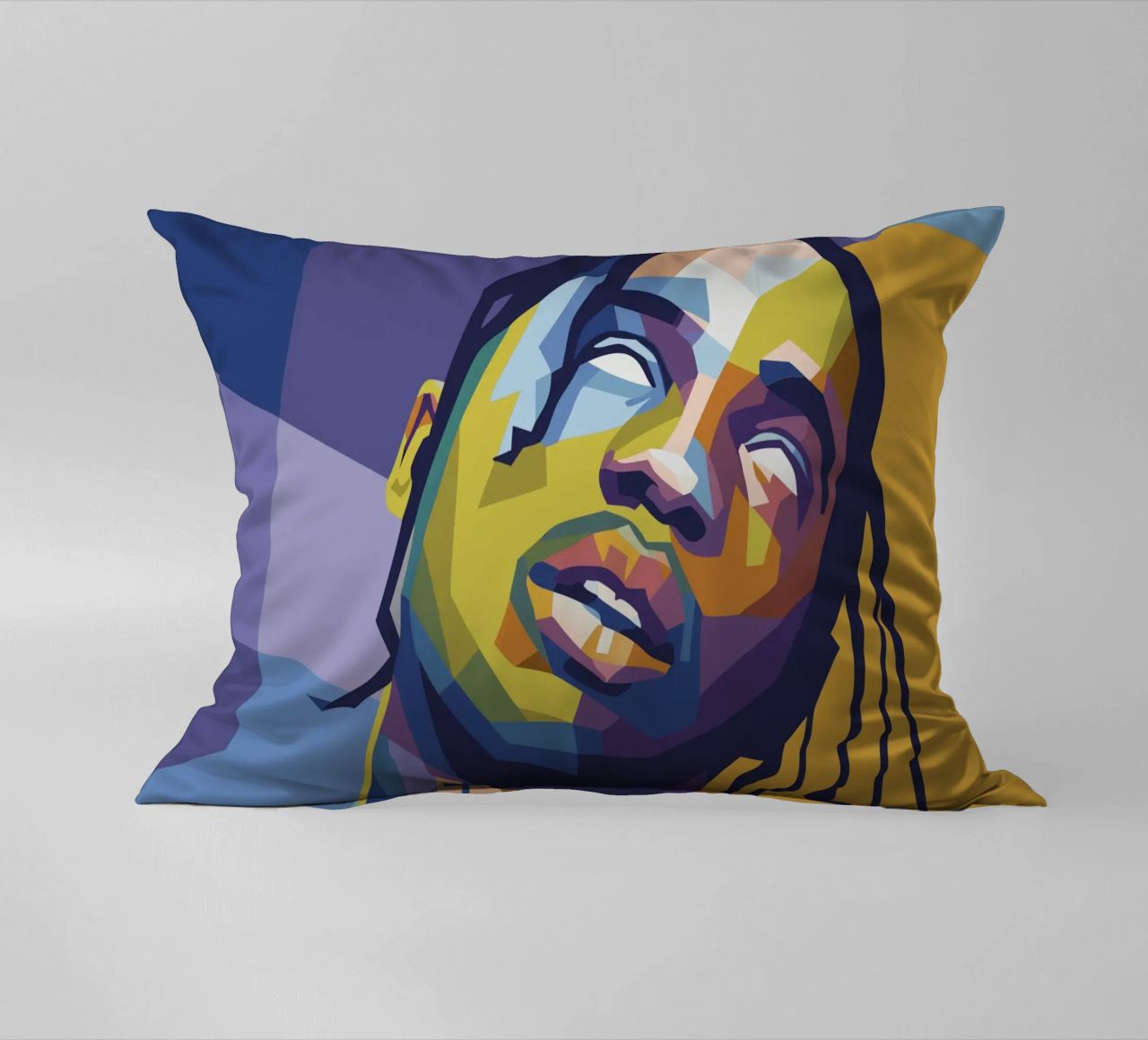 travis retro pop art wpap cuscino da aiswa