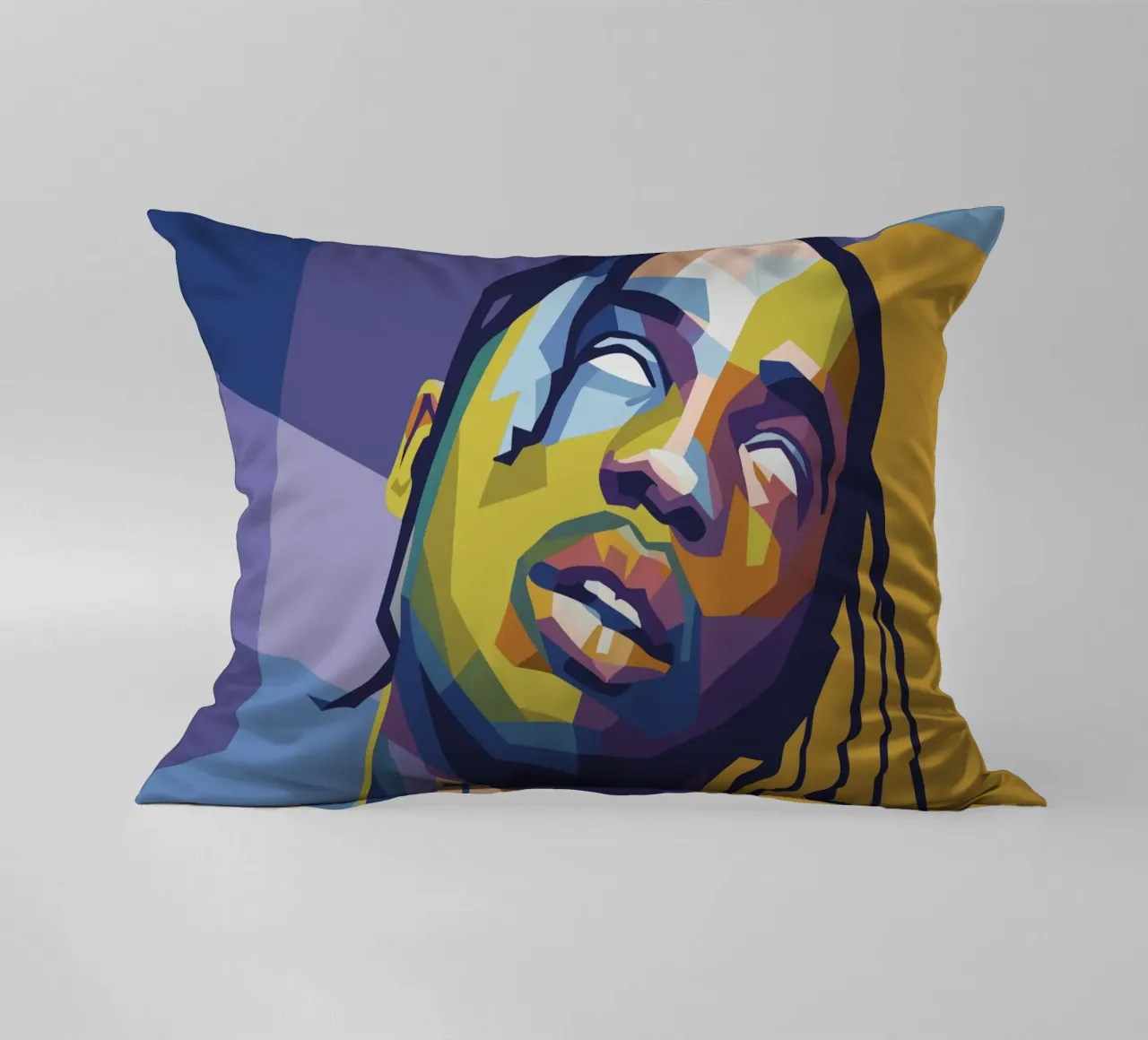 travis retro pop art wpap cuscino da aiswa