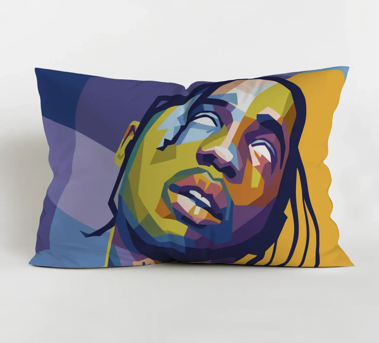 travis retro pop art wpap coussin de aiswa