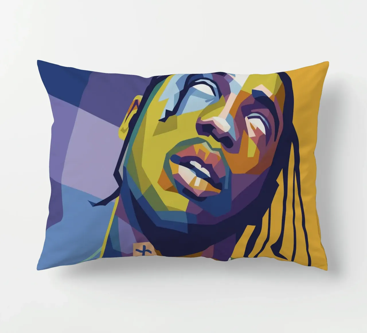 travis retro pop art wpap coussin de aiswa