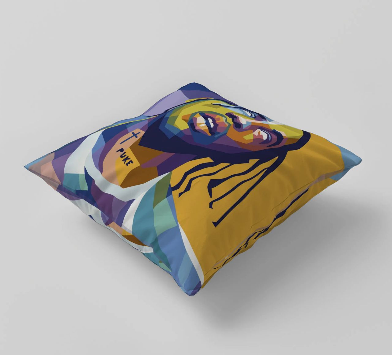 travis retro pop art wpap cuscino da aiswa