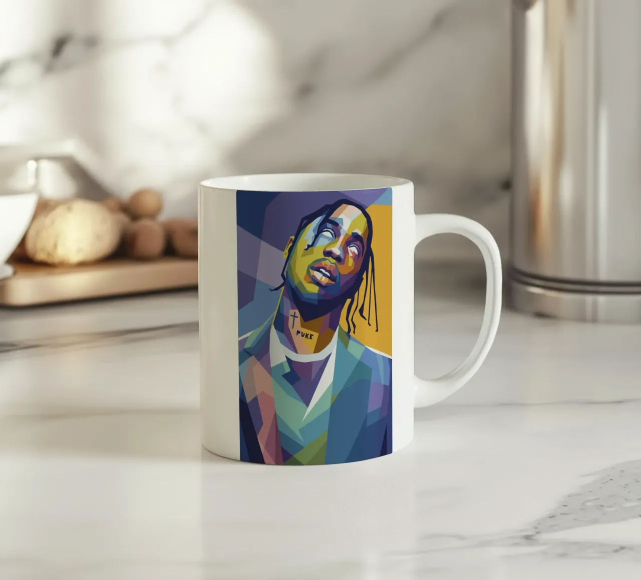 travis retro popart wpap keramische mok van aiswa