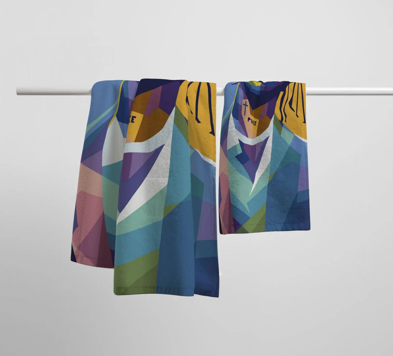 travis retro pop art wpap towel by aiswa