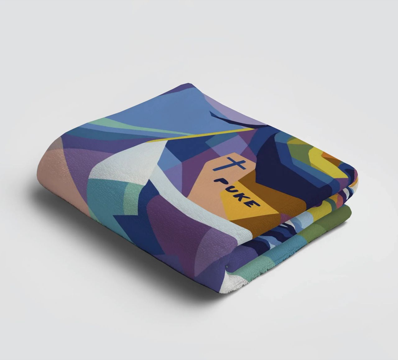 travis retro pop art wpap towel by aiswa