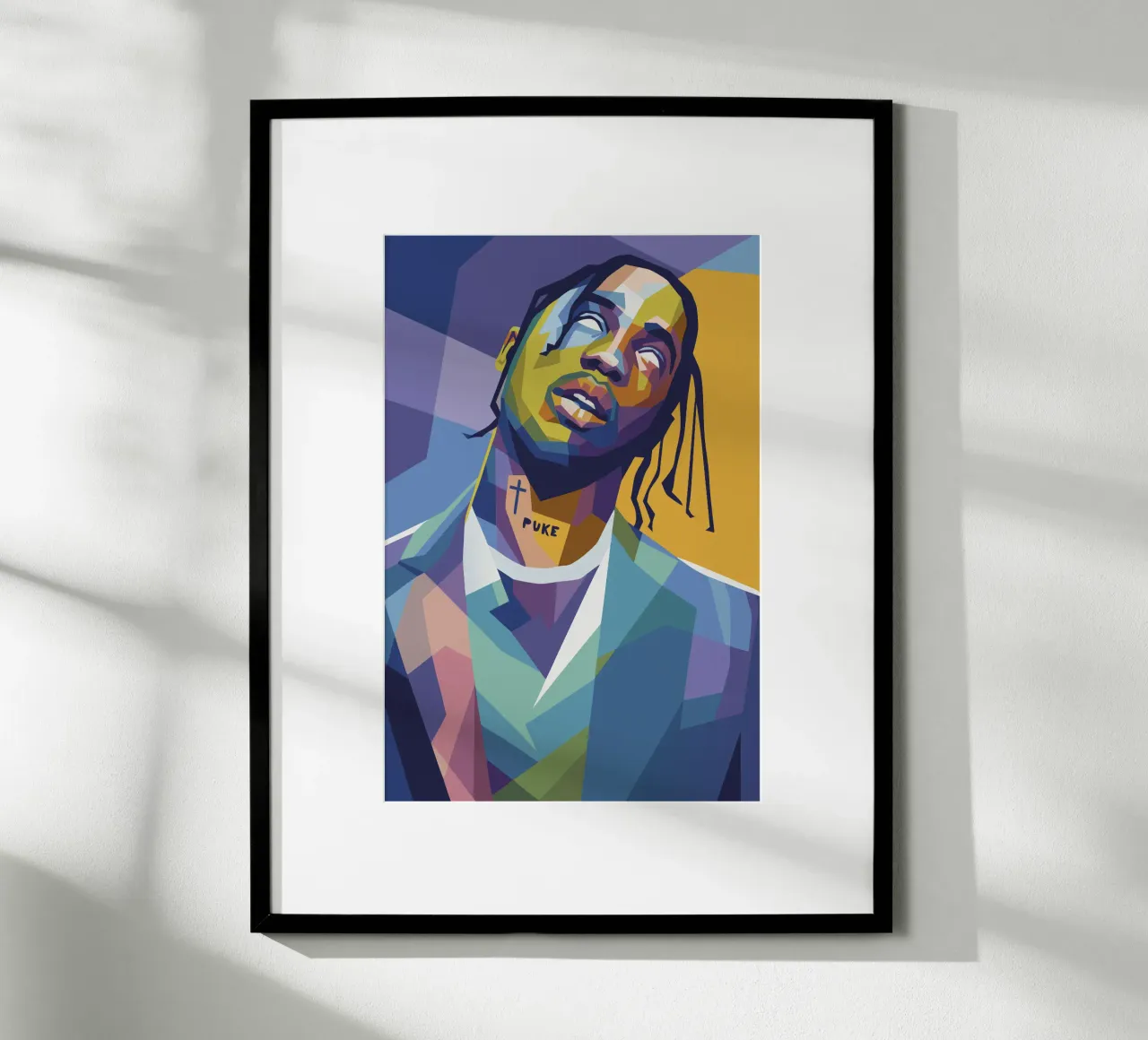 travis retro pop art wpap Hahnemühle von aiswa
