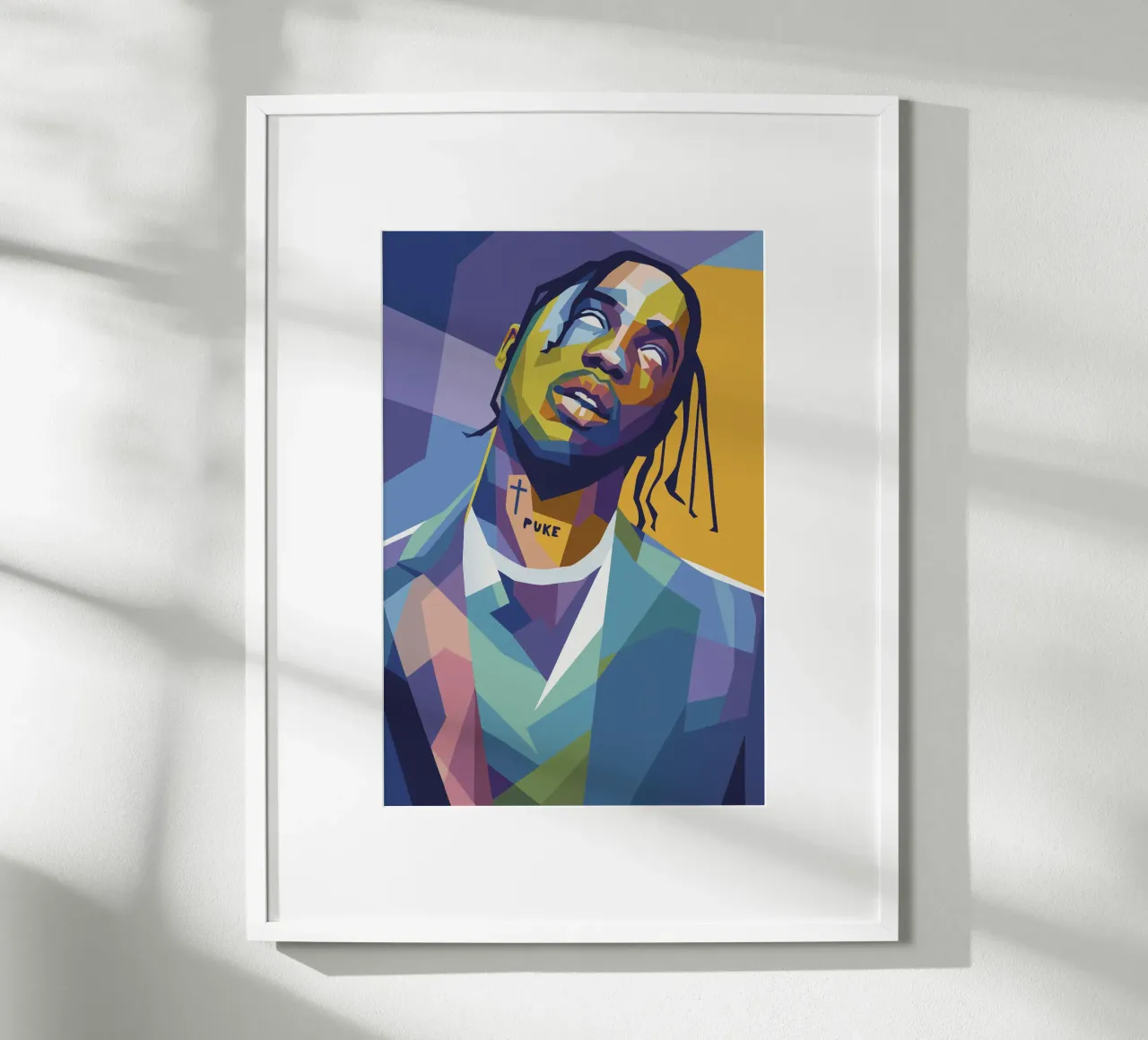 travis retro pop art wpap Hahnemühle von aiswa