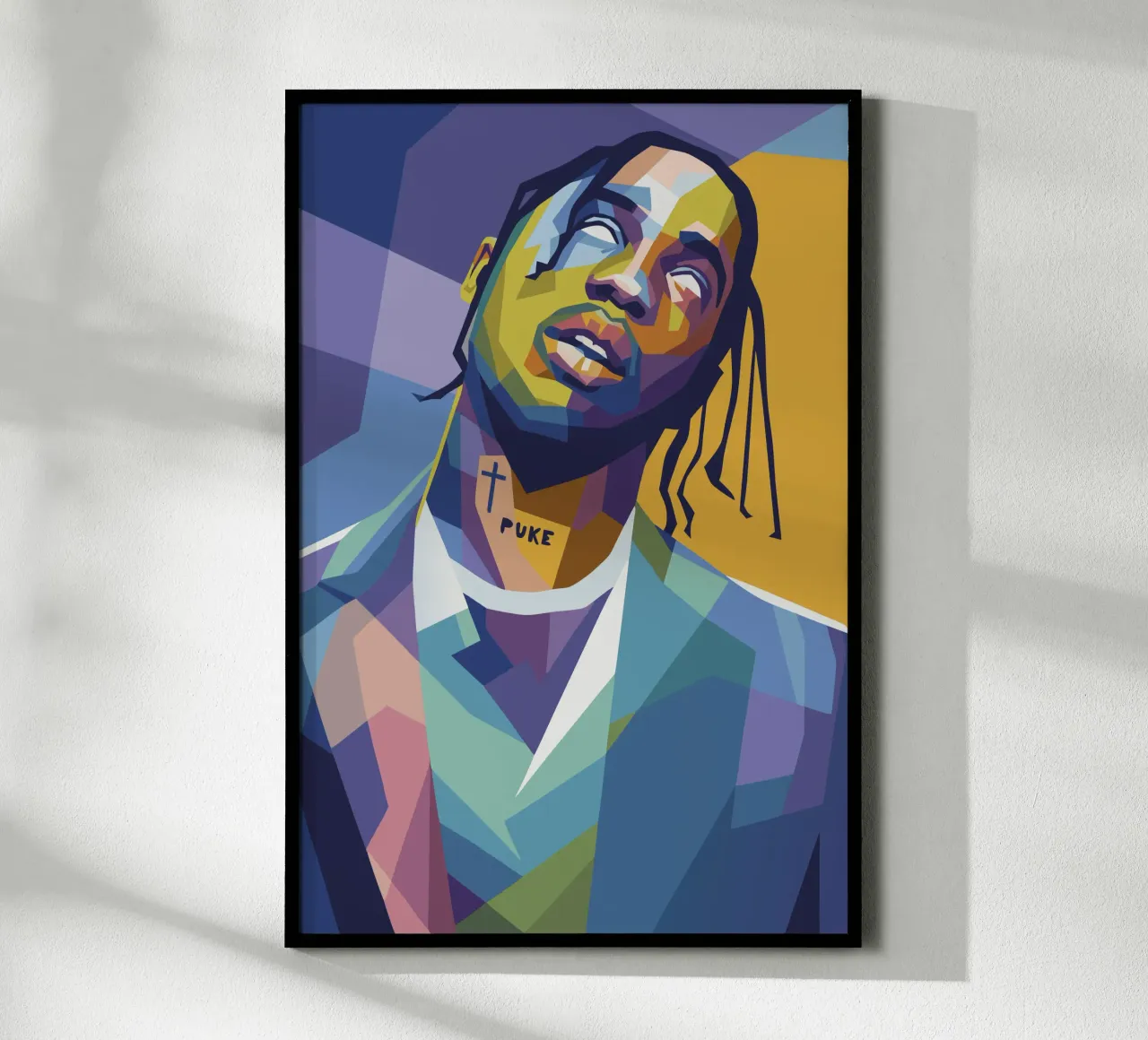 travis retro pop art wpap Hahnemühle von aiswa