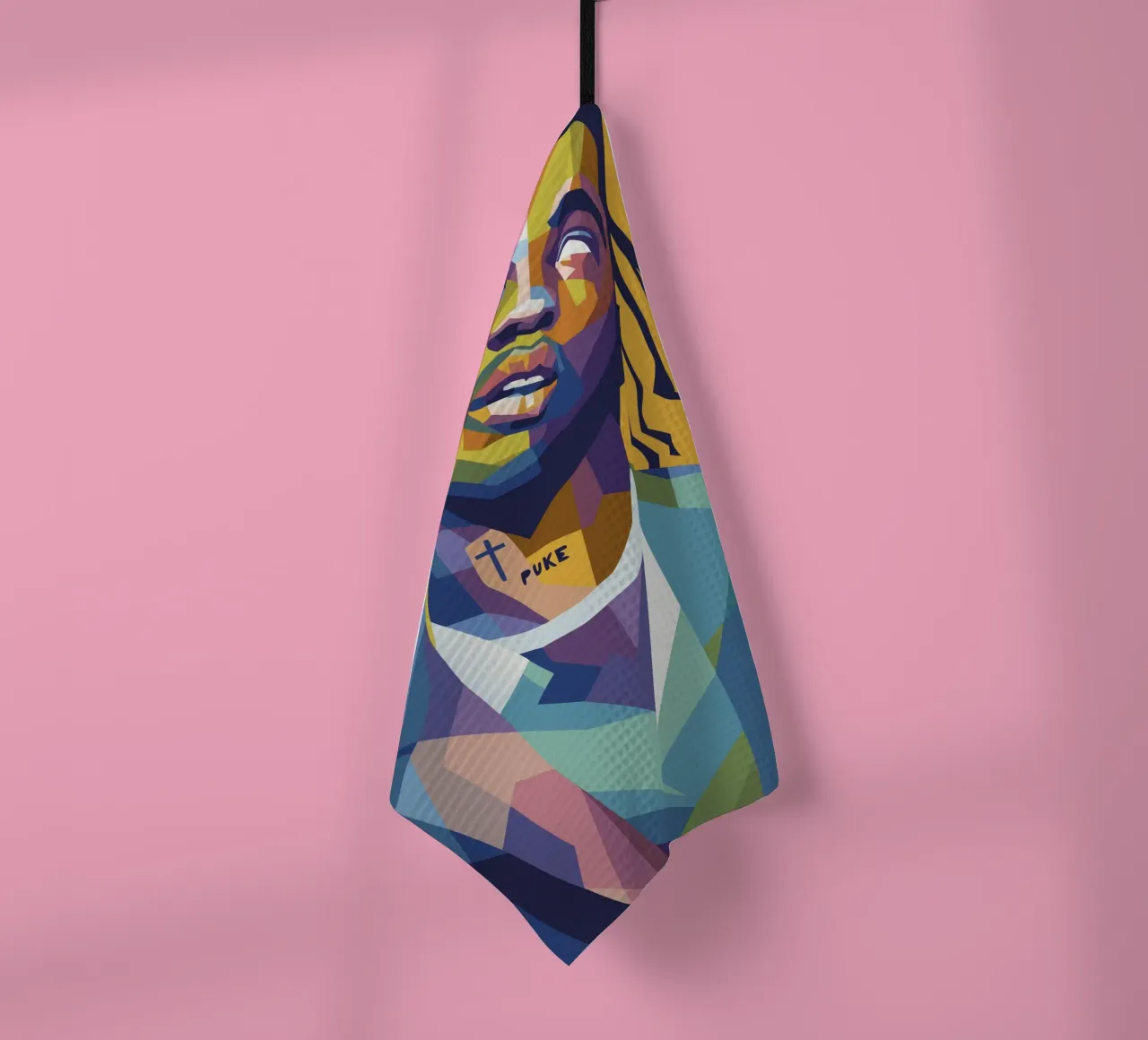 travis retro pop art wpap torchon de aiswa