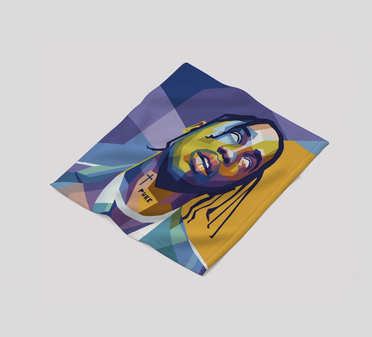 travis retro pop art wpap coperta in pile da aiswa