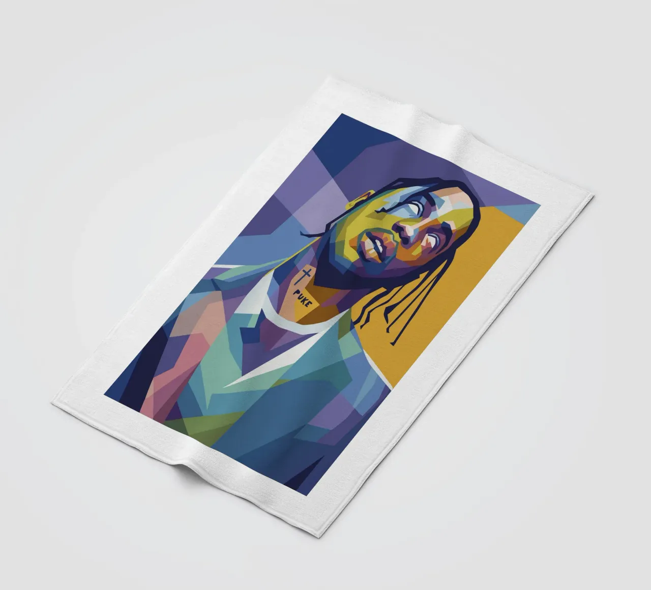 travis retro pop art wpap coperta in pile da aiswa