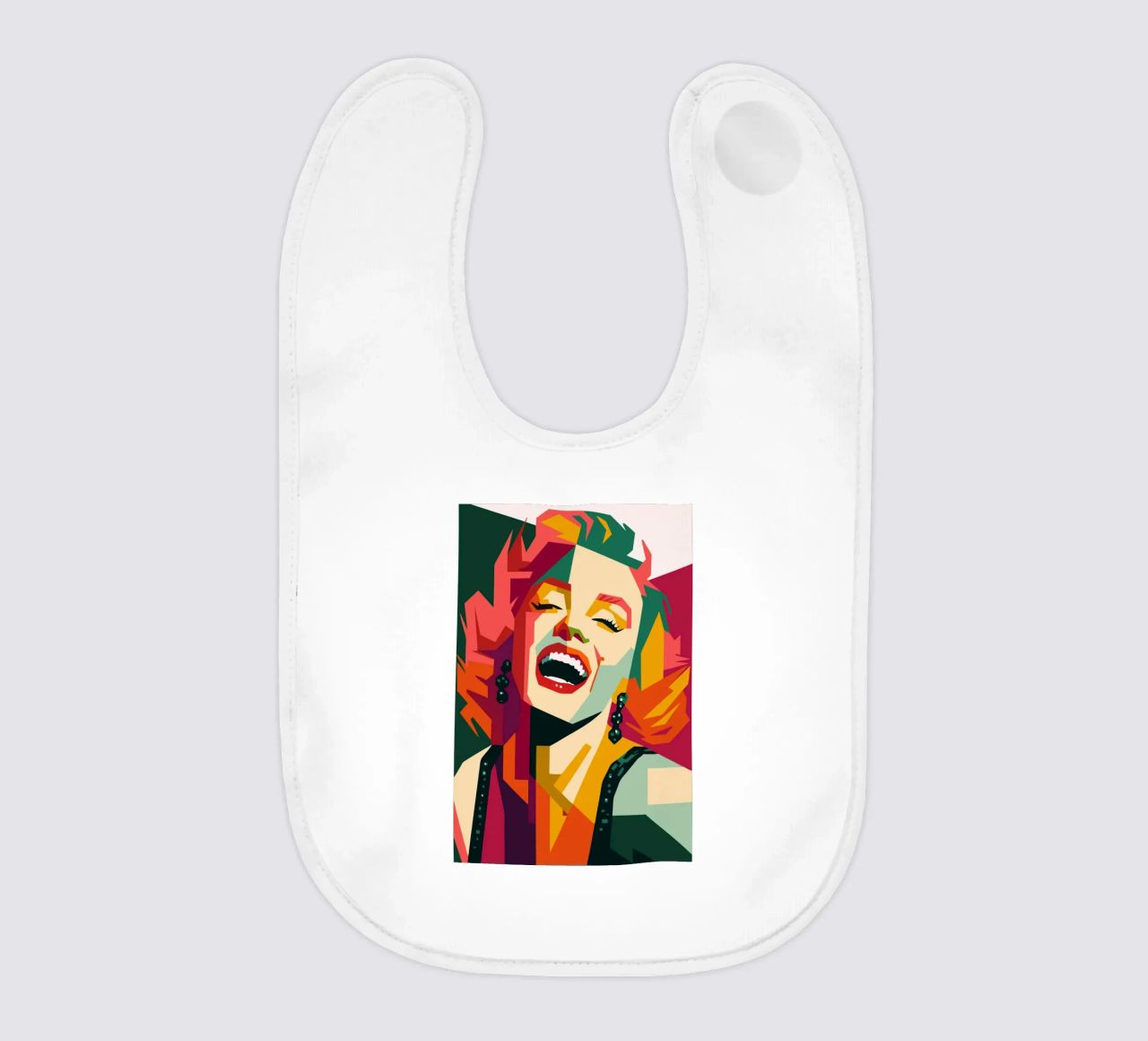 marilyn monroe retro pop art wpap bavaglino da aiswa