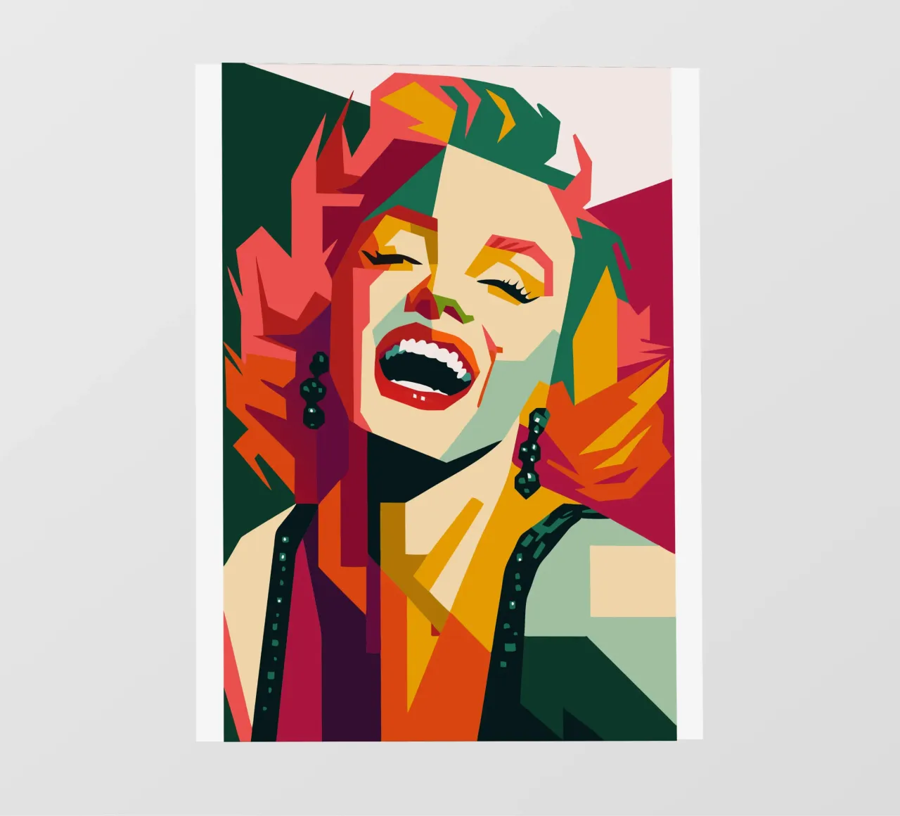 marilyn monroe retro pop art wpap telo in pvc da aiswa