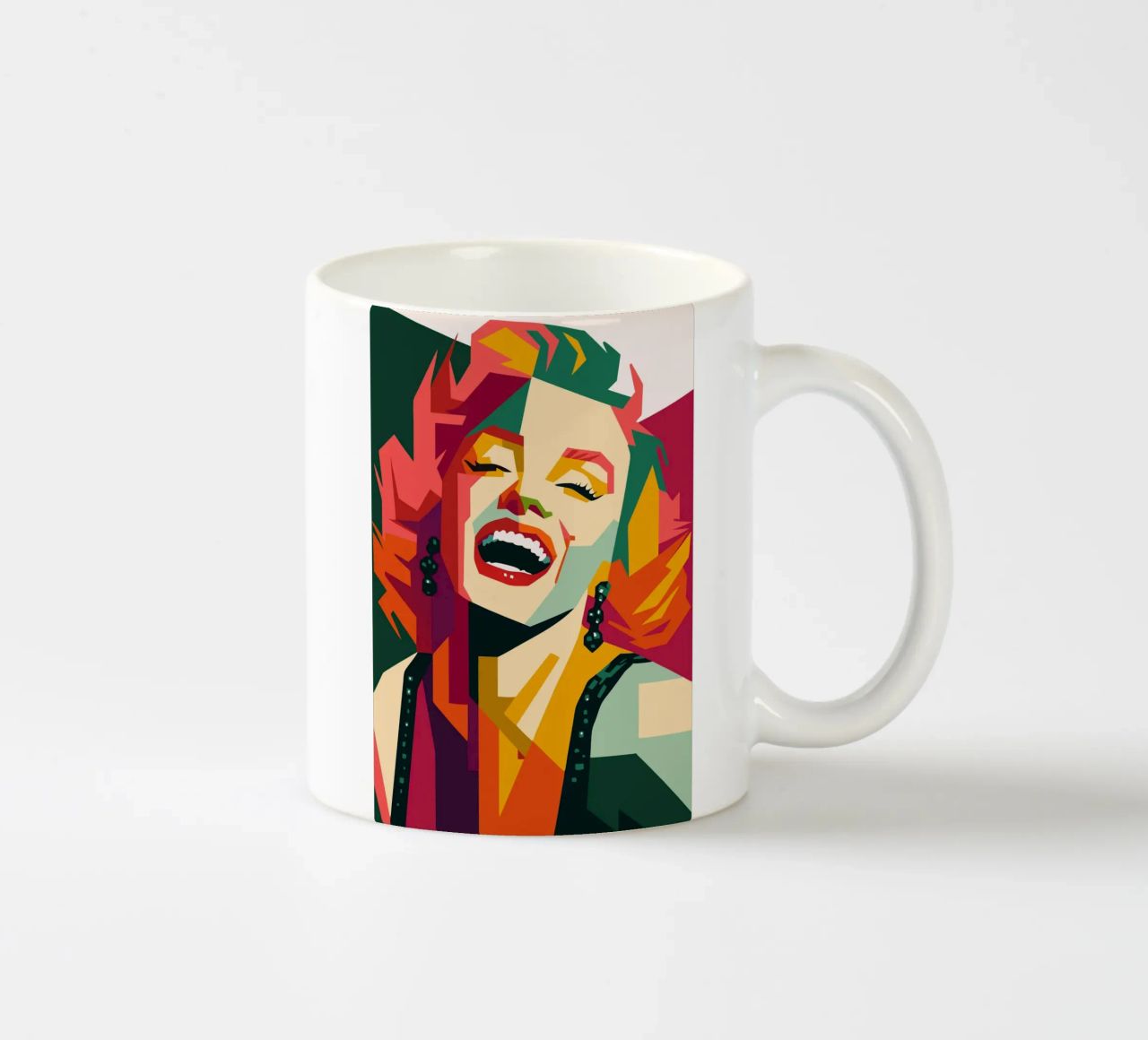 marilyn monroe retro pop art wpap tazza in ceramica da aiswa