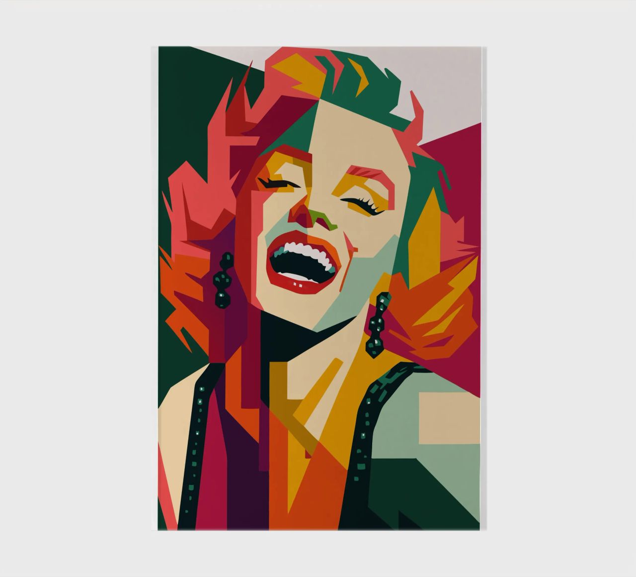 marilyn monroe retro pop art wpap notebook by aiswa