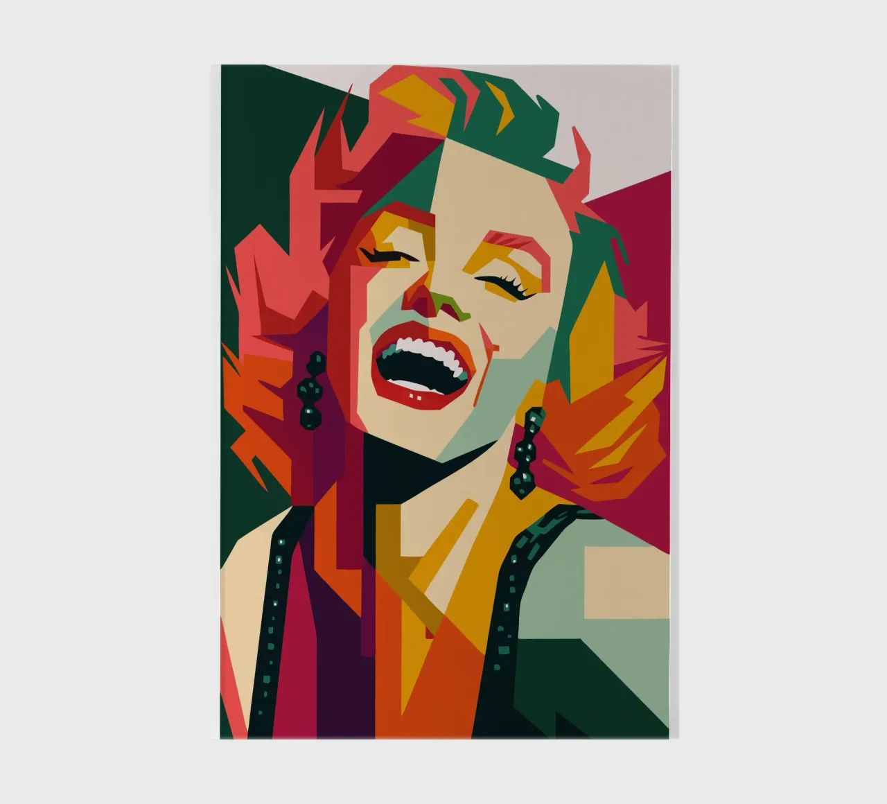 marilyn monroe retro pop art wpap cuaderno de aiswa