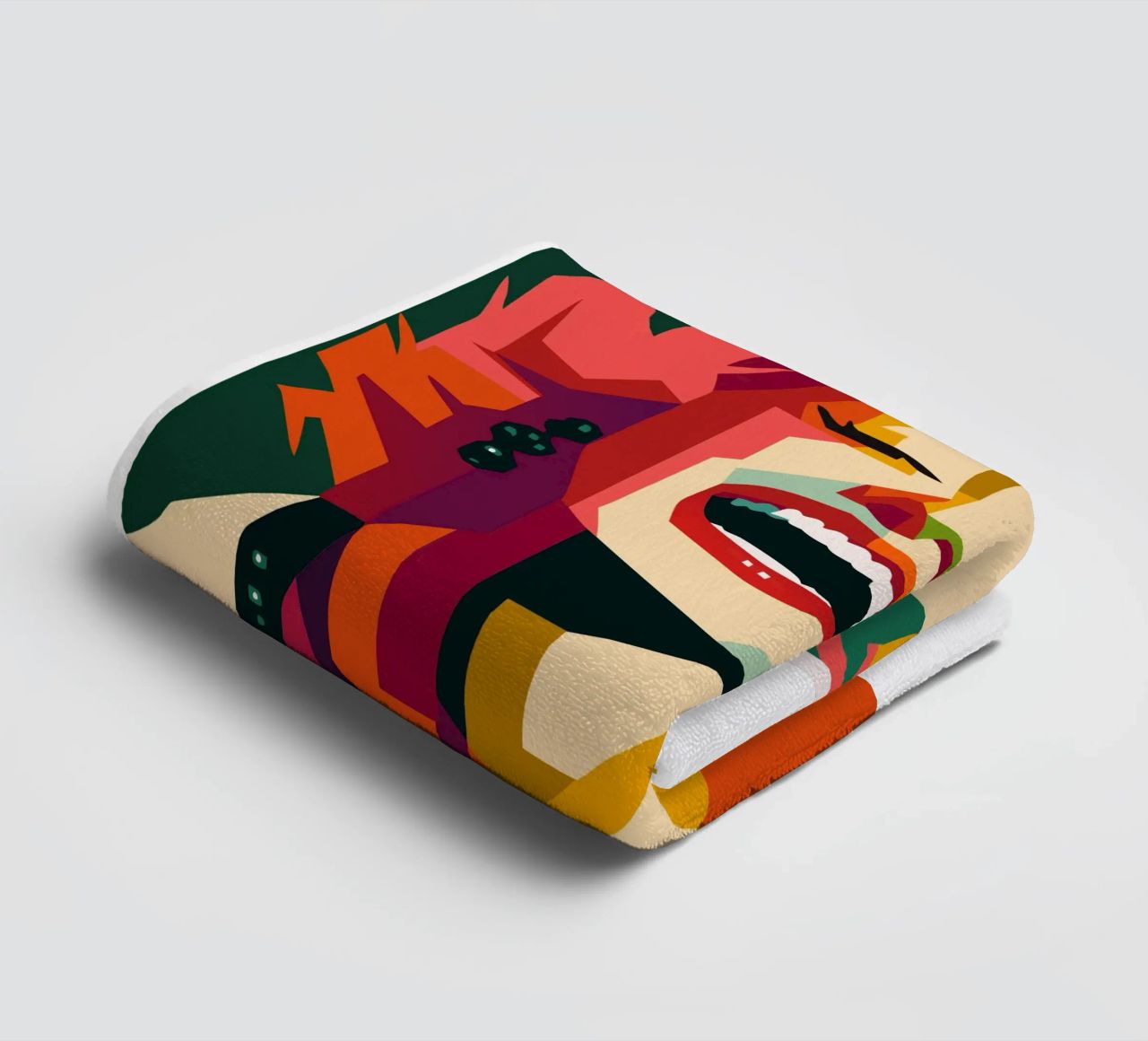 marilyn monroe retro pop art wpap towel by aiswa
