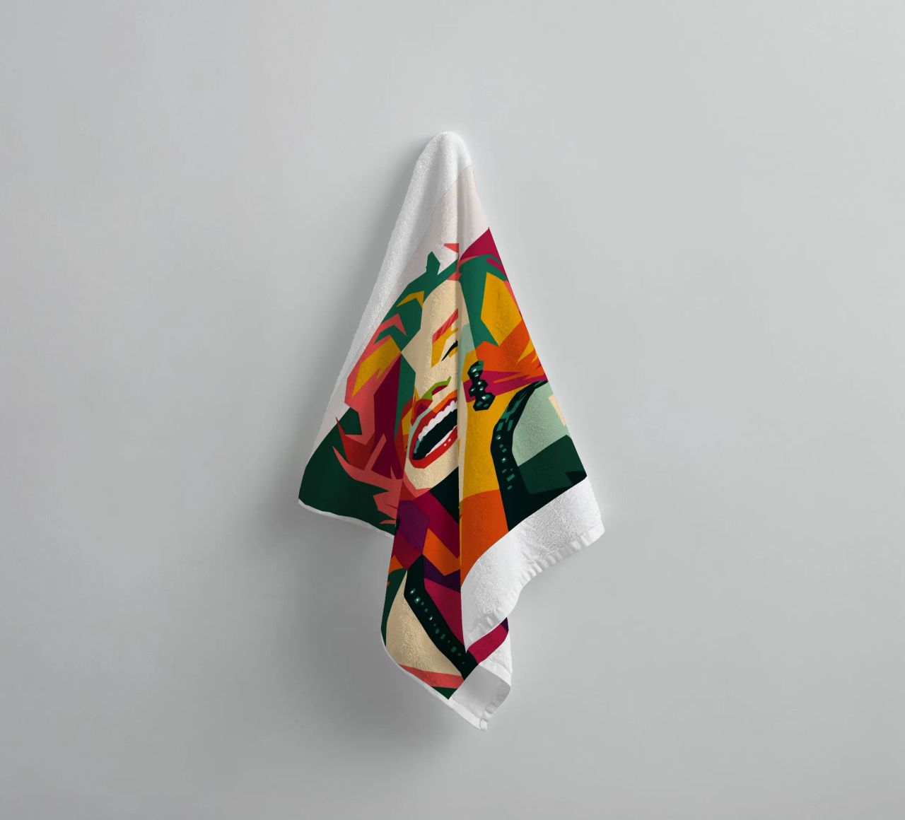marilyn monroe retro pop art wpap towel by aiswa