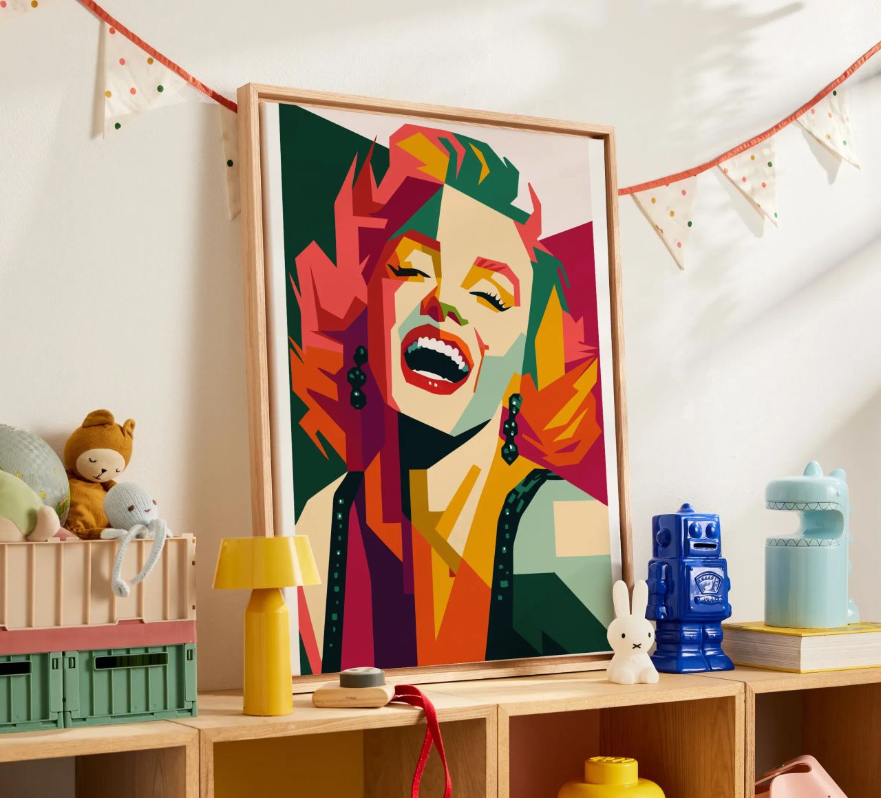 marilyn monroe retro pop art wpap canvas by aiswa