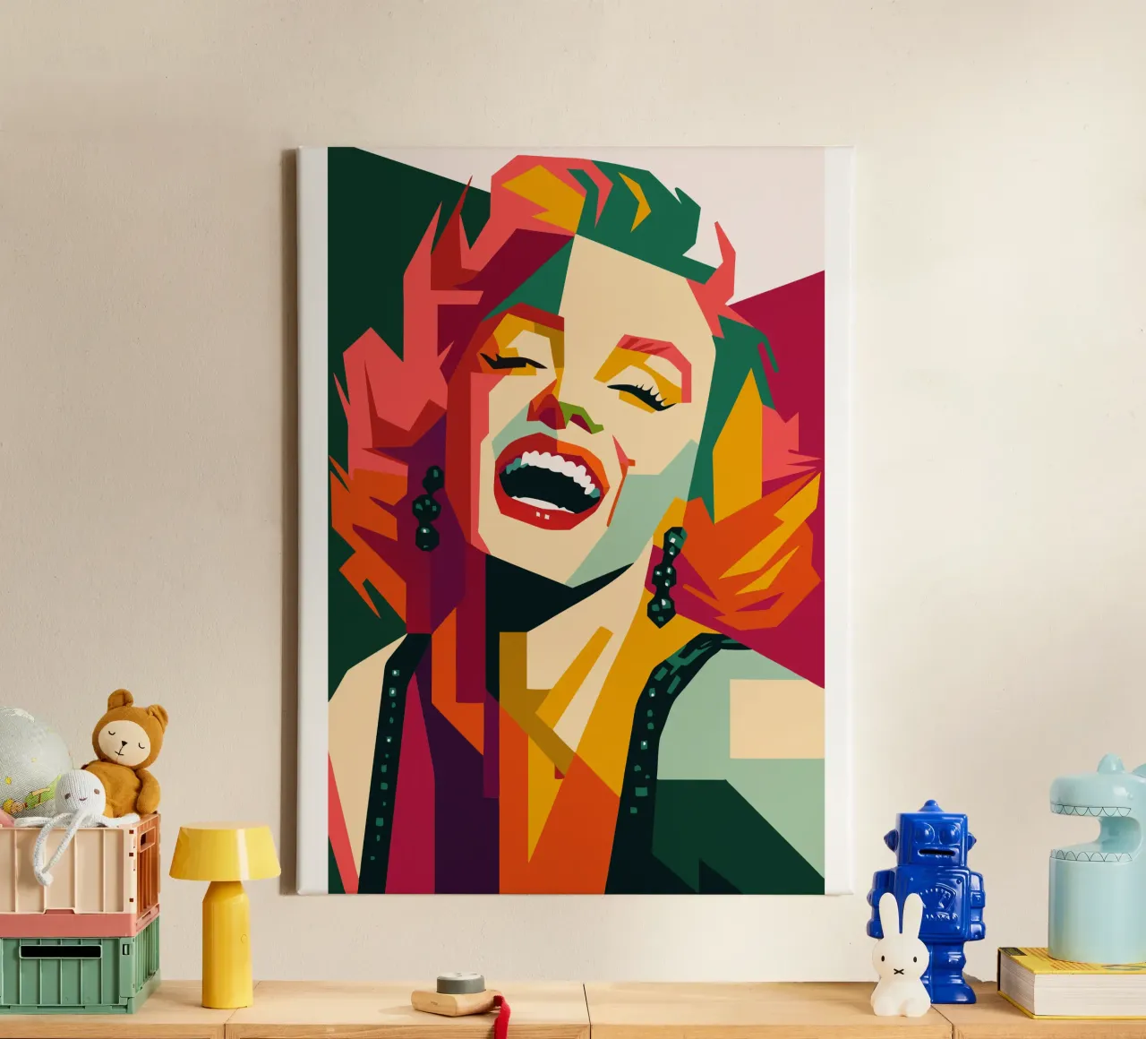 marilyn monroe retro pop art wpap lienzo de aiswa