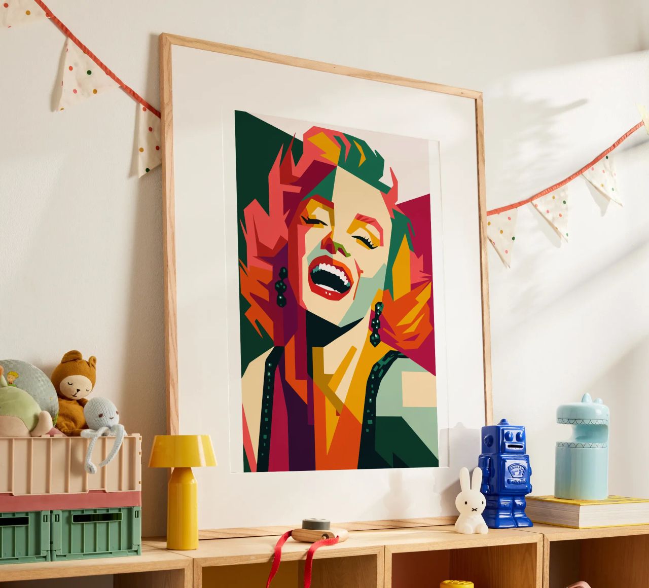 marilyn monroe retro pop art wpap poster by aiswa